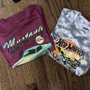 Ford and hot wheels boys shirt size 6 w added 2 shirts shirt